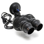Jvp - 201a pompe de brassage double wavemaker, 6000 l / h 12 w, fixation par ventouse, pour aquarium, ...