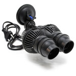 Sunsun jvp - 202a pompe de brassage double wavemaker, 12000 l / h 24 w, fixation par ventouse, pour aquarium, ...