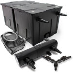 Sunsun - kit complet: cbf - 350b filtre de bassin jusqu'à 60000 l biologique, ctf - 8000 supereco pompe ... Sunsun - kit complet: cbf - 350b filtre de bassin jusqu'à 60000 l biologique, ctf - 8000 supereco pompe ...