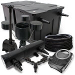 Sunsun kit complet: cbf - 350b filtre de bassin jusqu'� 60000 l, neo10000 pompe 10000l / h 80w, cuv - ...