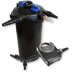 Sunsun - kit complet: cpf - 15000 filtre de bassin � pression jusqu'� 30000 l avec 18 watt uv - c lampe ...