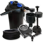 Wiltec - sunsun kit complet: cpf - 15000 filtre de bassin � pression jusqu'� 30000l avec 18 w lampe uv, ...