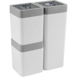 Sunware - bo�tes de rangement sigma home 0, 6 l + 1, 4 l, 3 pi�ces, blanc