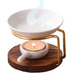 Sunxury - brleur � huile essentielle, brleur � huile essentielle en m�tal, brleur � cire fondue avec ...