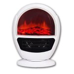 Sunxury - radiateur �lectrique design chemin�e moderne - pour 30m� - 2 niveaux de chaleur anti - surchauffe ...