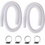 Sunxury - tuyau de piscine, 2pcs 32mm tuyau pour piscine hors sol, 150cm / 59in tuyau pour pompe de piscine ...
