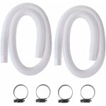 Sunxury - tuyau de piscine, 2pcs 32mm tuyau pour piscine hors sol, 150cm / 59in tuyau pour pompe de piscine ...