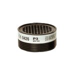 Boite de 8 - filtres p3 - poussire toxique - pas vis spcifique - pour eurmask uno / duo