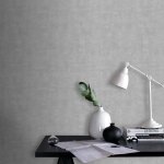 Papier peint intiss bton crpi grain 1005 x 52cm gris