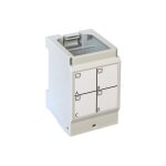 Support pour 4 connecteurs rj45 ftp et stp coffret de communication (413180) Support pour 4 connecteurs rj45 ftp et stp coffret de communication (413180)