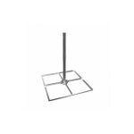 Me - support pour antenne parabole balcon toit terrasse - avec entretoises de support 4x50, pied support ...