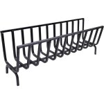 Support � bois po�le � bois brasero en fer pour chemin�e et barbecue choisissez la taille: 87x25x32 h ...