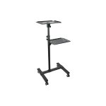 Com support / chariot mobile pour projecteur et ordinateur portable - support portable robuste pour projecteur ...