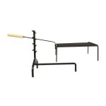 Support de crémaillère avec grille 42 x 39 x 36 pour cheminée - pvm Support de crémaillère avec grille 42 x 39 x 36 pour cheminée - pvm