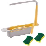 Support d�vier t�lescopique - porte eponge evier cuisine organisateur - cuisine multifonctionnel support ...