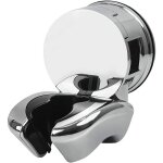 Support de douche, argent� support pommeau douchette, support de pomme de douche ventouse, deux emplacements ...