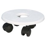 Support encastrable sur roulettes pour pot 19 cm