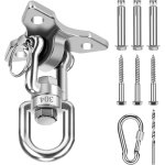 Support et fixation pour hamacsupport et fixation pour hamac suspendue crochet pivotant � 360 �, support ...