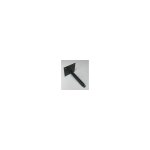 Support de fixation latrale pour girouette en fer forg