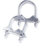 Support fixe de montage d'antenne collier de serrage en u anti - corrosion (2 pi�ces) pour ext�rieure ...