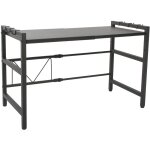 Todeco - support de four � micro - ondes extensible, etagere rangement cuisine four � micro ondes, 6 ...