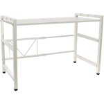 Support de four � micro - ondes extensible, multifonction meuble de rangement en m�tal, avec 6 crochets ...