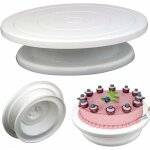 Support à gâteau rotatif support à gâteau en plastique pour gâteaux fondant tourneur à gâteau pour la ... Support à gâteau rotatif support à gâteau en plastique pour gâteaux fondant tourneur à gâteau pour la ...