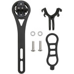 Support de guidon m�tallique pour gps v�lo - compatible bryton, garmin, wahoo - noir