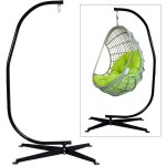 Support de hamac charge maximale 150 kg en acier robuste avec crochet fonction polyvalente 111 x 84 x ...