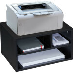 Support d'imprimante table de travail, 3 compartiments, étagère, aggloméré, petit meuble, hxlxp - relaxdays ... Support d'imprimante table de travail, 3 compartiments, étagère, aggloméré, petit meuble, hxlxp - relaxdays ...