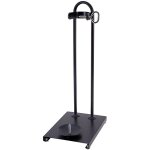 Support à jambon vertical en métal noir - longueur 25 x profondeur 18 x hauteur 2 cm Support à jambon vertical en métal noir - longueur 25 x profondeur 18 x hauteur 2 cm