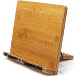 Support de lecture pliable r�glable en bois / support de livre / support de livre de cuisine / support ...