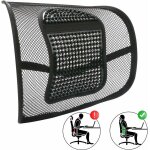 Support lombaire, maille coussin lombaires oreiller de soutien du dos d'ergonomie pour bureau chaise ...
