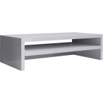 Mb moebel - support de moniteur aggloméré réhausseur d'écran 56x13cm modèle adelisxxl blanc brillant Mb moebel - support de moniteur aggloméré réhausseur d'écran 56x13cm modèle adelisxxl blanc brillant