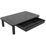 Support de moniteur en m�tal ventil� pour ordinateur, portable, bureau, imprimante, avec plateforme