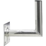 Support mural d'antenne satellite aluminium schwaiger wah25a001 ecartement du mur: 25 cm argent