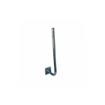 Support mural bras coud acier hauteur 75 cm dport 25cm diamtre 38mm pour antennes 4g lte 5g, parabole ...