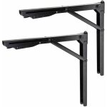 Support mural pliant - lot de 2 supports pour table murale - equerre Support mural pliant - lot de 2 supports pour table murale - equerre