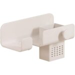 Support mural pour s�che - cheveux sans trous organisateur de s�che - cheveux pour salle de bains capacit� ...