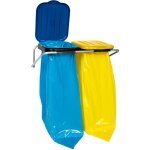 Support mural pour tri slectif, 2 coloris - sacs 120l