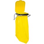 Poubelle murale de tri slectif, jaune - 120 l