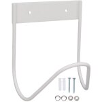 Support mural pour tuyau d'arrosage ext�rieur en acier inoxydable 304 robuste - blanc - 180x160x155mm ...