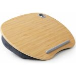 Support pour ordinateur portable avec coussin et plate - forme en bambou sur le lit et le canap�, bureau ...