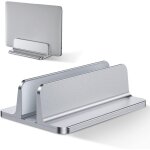 Support ordinateur portable vertical, support pc portable en aluminium, rglable bureau laptop stand, ...