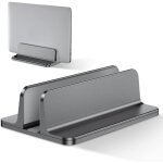 Support ordinateur portable vertical, support pc portable en aluminium, rglable bureau laptop stand, ...