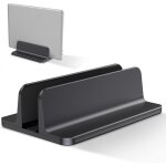 Support ordinateur portable vertical, support pc portable en aluminium, rglable bureau laptop stand, ...