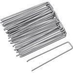Support � paillis, clous de jardin en forme de u, 100 mm, paquet de 100