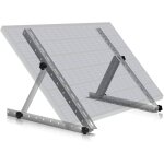 Zelsius - support de panneau solaire en aluminium de 0  90 degrs, pour un panneau, barre de soutien ...