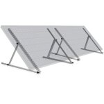 Zelsius - support de panneau solaire en aluminium de 0 � 90 degr�s, pour deux panneaux, barre de support ...
