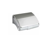 Support papier toilette mural, porte papier toilette avec couvercle, basic, acier inox, 14x7, 5x8, 5 ...